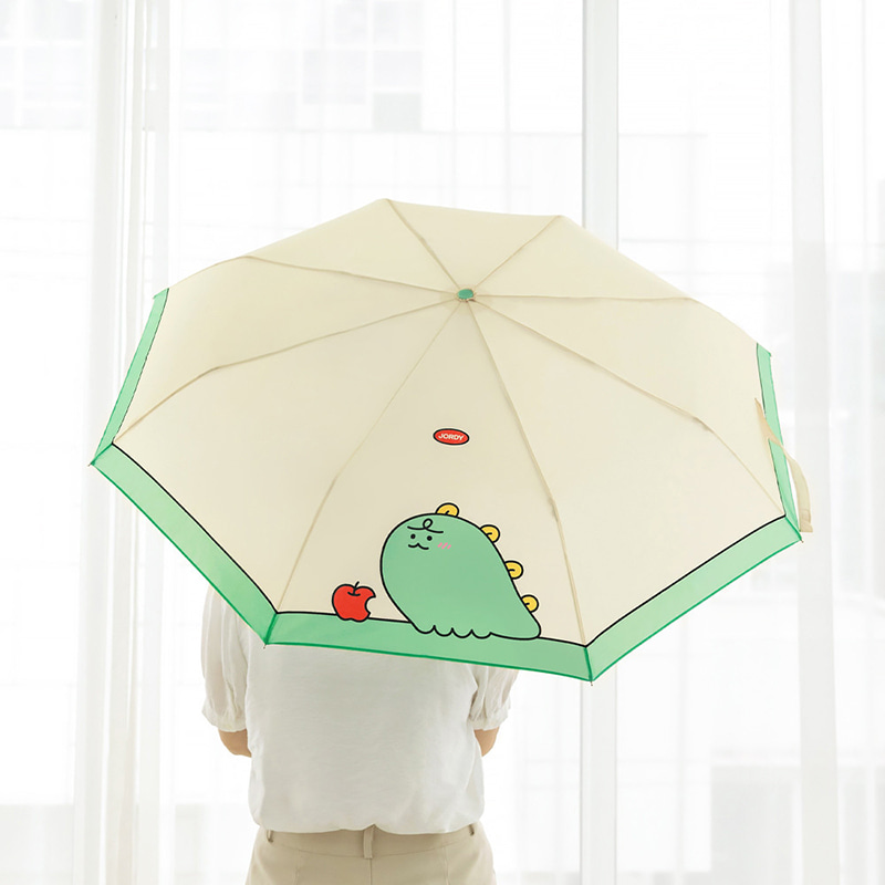 카카오프렌즈 죠르디 니니즈 3단 수동 우산 휴대용